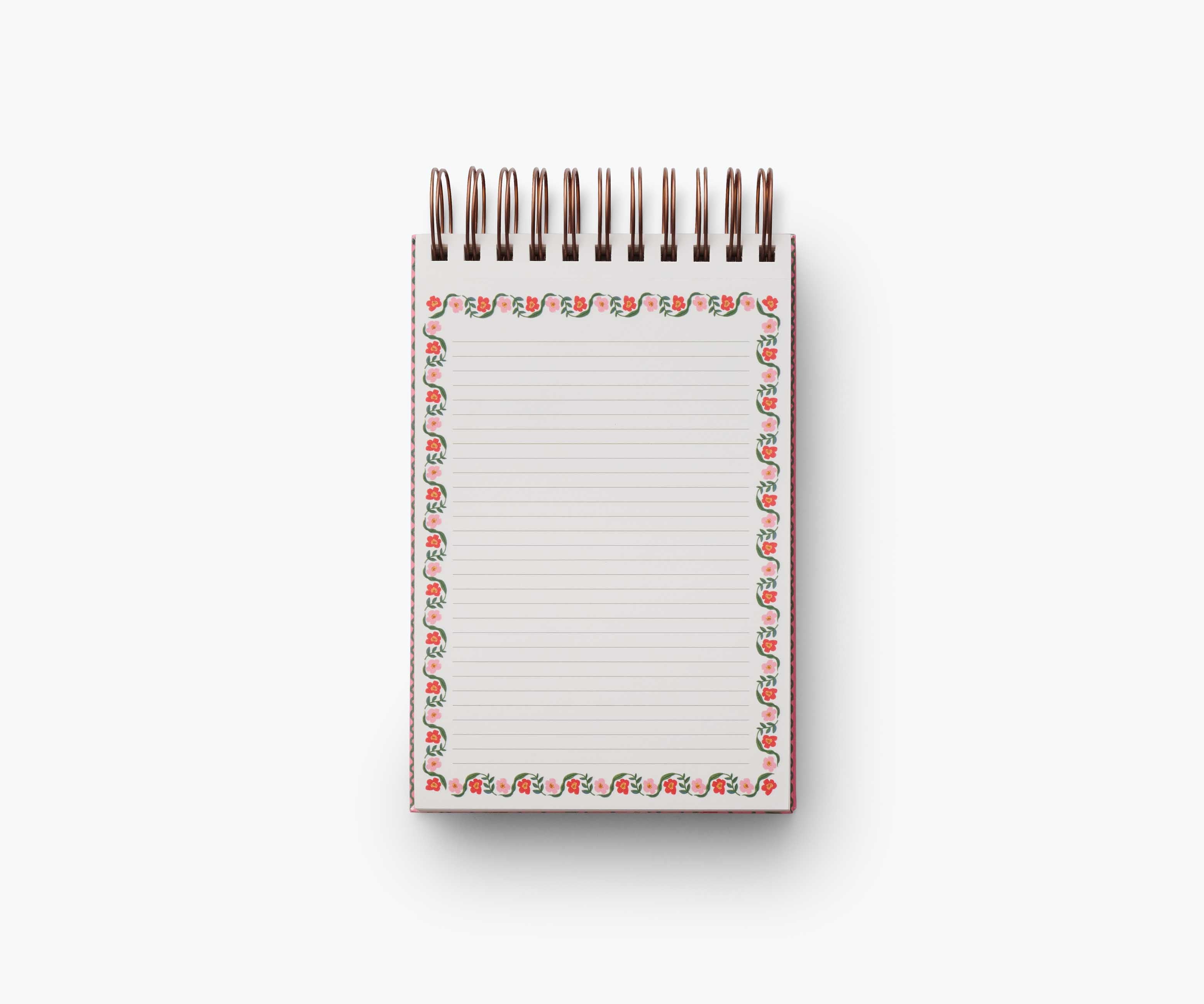 Desktop Spiral Notepad - Delphine